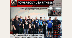 Desktop Screenshot of powerbodyusa.net